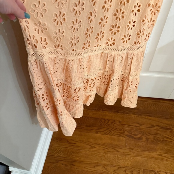 A Collective Story eyelet Midi Dress peach 31855 - Picture 4 of 8